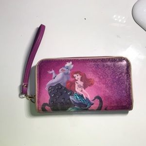 disney little mermaid fairytale wallet DAMAGED